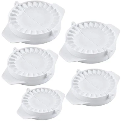 Image of Ravioli Dumpling Maker Set of 5 Pcs Mould Dough Press Manual Chinese Pie Mold Cutter Gyoza Empanada Pastry Tool for Home Kitchen