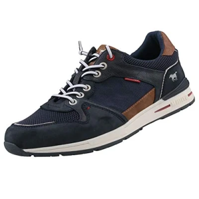 Image of Mustang 4154 304 820, Men’s Low Top Sneakers, Blue (Navy 820), 9 UK (43 EU)