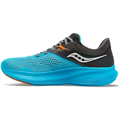 Image of Saucony Men&#039;s Ride 16 Sneaker, Agave/Basalt, 12