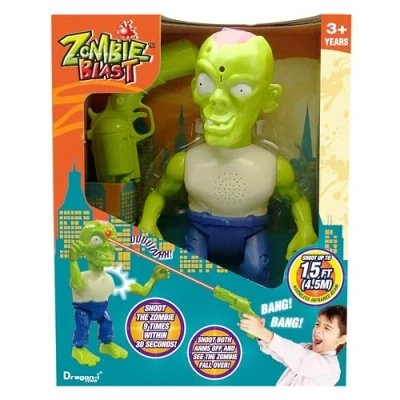 Image of Bandai Zombie Blast Toy Gun Electronic Shooting Game Comes With And Walking Sound Effects Target Games Make Great Girls Boys Toys Birthday Gifts Aged 3+