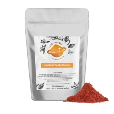 Image of Smoked Paprika Powder Ground Premium Quality By Spice Planet® 25g 1.9kg (50 Grams)