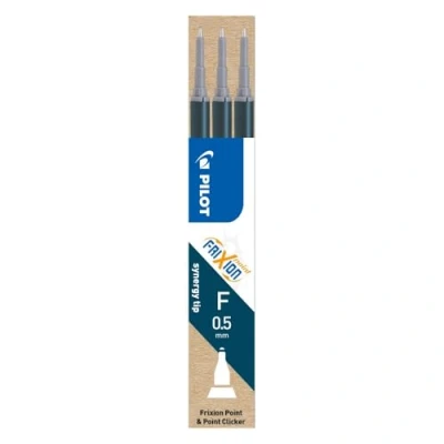 Image of Pilot 1 Pack of 3 Frixion Point Refills Midnight Blue Tip 0.5 mm
