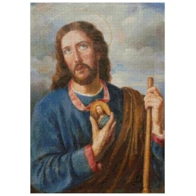 Image of On The Way, God Counted 14 ct Cotton Cross Stitch Kits for Advanced Stitch,150x215stitch, 27x38cm kit