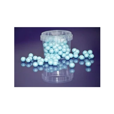 Image of 80g Pearl Blue Edible 10mm Large Sugar Pearls Balls for Cake Cupcake Sprinkle...