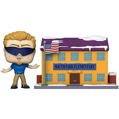 Image of Funko POP! Town: SP South Park Elementary With Pieces Principal Collectable Vinyl Figure Gift Idea Official Merchandise Toys for Kids &amp; Adults TV Fans