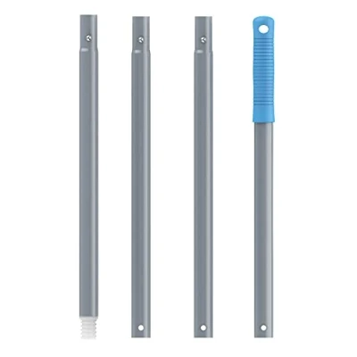 Image of MR.SIGA 54.3 inch Long Extension Pole, Adjustable 4 Pieces Aluminum Pole for Window Squeegee