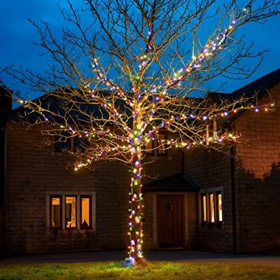 Image of Festive Lights ConnectGO Connectable Outdoor Fairy Mains Powered LED String Lighting Christmas, Garden, Wedding &amp; Party (Multicoloured, 35m)