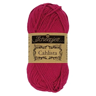 Image of Scheepjes Cahlista 192 Scarlet Yarn 1x50g