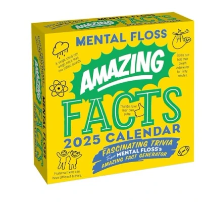 Image of Amazing Facts from Mental Floss 2025 Day to Calendar