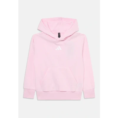Image of adidas Performance Essentials Hoodie Junior Unisex Sweatshirt for kids, Size: 15 16y, Clear pink/white