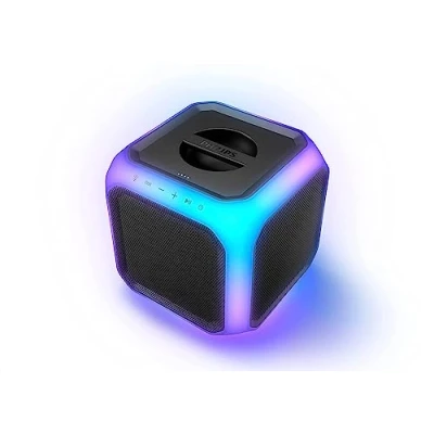 Image of PHILIPS TAX7207/10 Bluetooth Party Speaker, 12 Hours Playtime, 360 Light &amp; Lightshow, Wireless Link And Rechargeable Battery