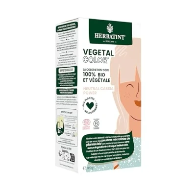 Image of Herbatint Vegetal Color 100% Natural &amp; Organic Herbal Hair Dye Neutral Cassia Power Henna 100g