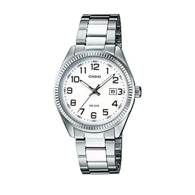 Image of Casio Women&#039;s Analogue Quartz Watch with Stainless Steel Bracelet LTP 1302PD 7BVEF