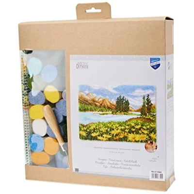 Image of Vervaco Latch Hook Rug Kit, Cotton, Assorted