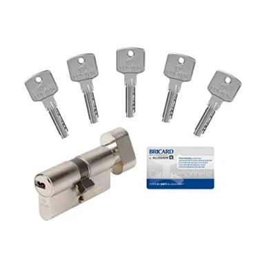 Image of Bricard 15104 A6 30+30 Button Cylinder with 5 Keys