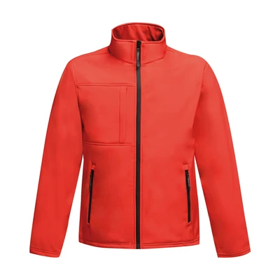 Image of Regatta TRA688 51P96 Men&#039;s Octagon Ii 3 Layer Membrane Softshell Jacket, 3X Large, Red (Classic Red/Black)