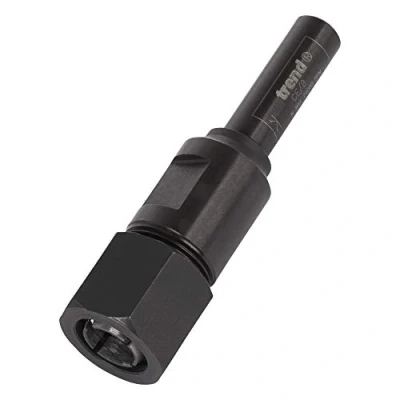 Image of Trend Collet Extension with 8mm Shank &amp; Collet, 50mm Spindle Increase for Router Tables, CE/88