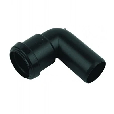 Image of FloPlast Push Fit Waste 90 Conversion Bend 32mm Black Home Standard