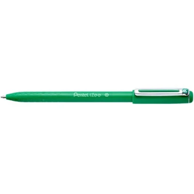 Image of Pentel iZee 1.0mm Ballpoint Green Ink Pack of 12
