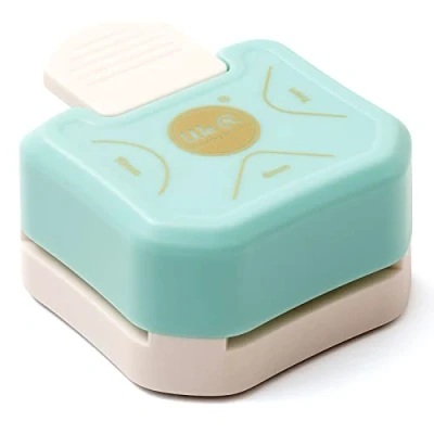 Image of We R Memory Keepers 3 Way Corner Hole Punch, Blue, 21.6 x 4.6 20.3 cm