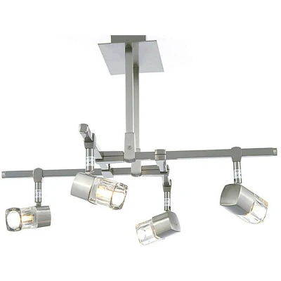 Image of Ticino Semi Flush 4 Light G9 Satin Chrome