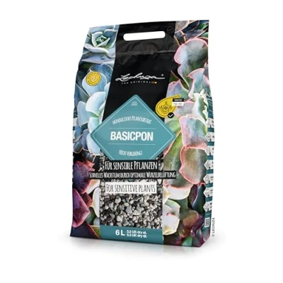 Image of LECHUZA BASICPON Peat free Houseplant Potting Mix for Indoor Plants Soil Compost Fertilizer 6L