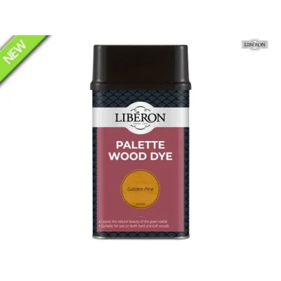 Image of Liberon 126743 Palette Wood Dye Golden Pine 500ml LIBWDPGP500N