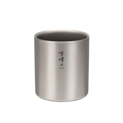 Image of Snow Peak Titanium Double Wall Stacking Mug H450