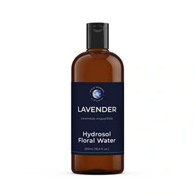 Image of Mystic Moments Lavender Natural Hydrosol Floral Water 500ml Perfect for Skin, Face, Body &amp; Homemade Beauty Products Vegan GMO Free