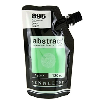 Image of Sennelier : Abstract Acrylic Paint 120ml Fluorescent Green