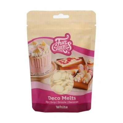 Image of FunCakes Deco Melts White, AZO Free, 250 g (Pack of 1)