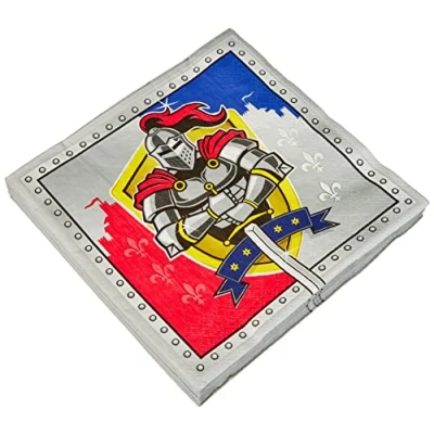 Image of Folat Knight Reinier Napkins Multi Color 33x33 cm 20 Pieces
