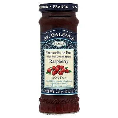 Image of (2 Pack) St Dalfour Raspberry Fruit Spread 284g 2 PACK BUNDLE