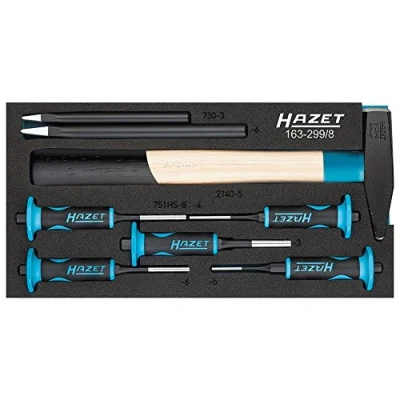 Image of Hazet Pin Punch Set 8 Pieces 1/3 163 299/8