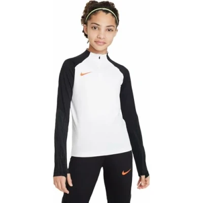 Image of Nike Strk Dril Sweatshirt White/Black/Bright Crimson 11 Years