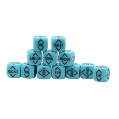 Image of Warlord Games Order Dice for Bolt Action (Sky Blue)