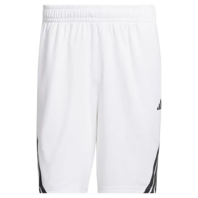 Image of adidas Performance Stripes Short Sports shorts, Men&#039;s, Size: Mx7&quot;, White/black