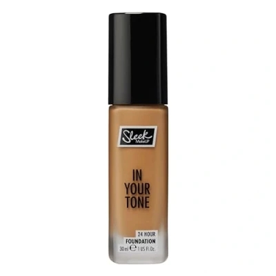 Image of Sleek MakeUP in Your Tone 24 Hour Foundation, Medium Buildable Coverage 30 Shades, Semi Matte Flawless Finish, 7W
