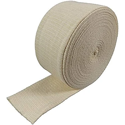Image of Safety First Aid Group HypaBand Tubular Bandage Size D Large Wrist Elbow, Medium Ankle, Small Knee, White, 5m