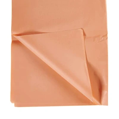 Image of A4 Tissue Paper 100 Sheets for Gift Wrap Party Craft Acid Free (Peach)