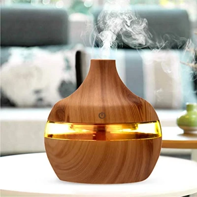 Image of Essential Oil Diffuser Humidifier, Air Aroma LED Aromatherapy Humidifier for Bedroom Home Room Office Yoga