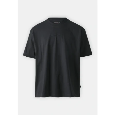 Image of Guess Jeans LOGO TEE Basic Tshirt, Men&#039;s, Size: Medium, Jet black