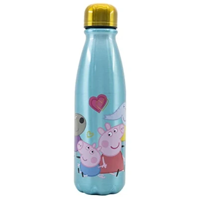 Image of 600ML KIDS ALUMINIUM BOTTLE PEPPA PIG