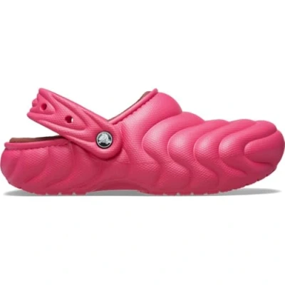 Image of Crocs Classic Overpuff Unisex Clogs, Size: M4/W5, Dragon fruit Synthetics