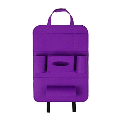 Image of huihuijia Car Organisers Seat Organiser Boot Tidy Storage Back For Kids purple