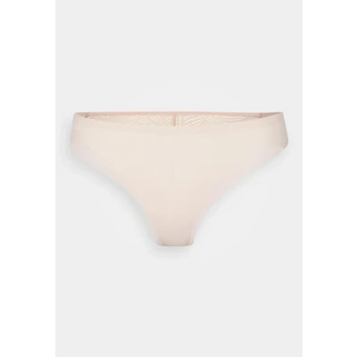 Image of Chantelle Womens SoftStretch Tanga Beige Polyamide One Size