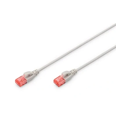 Image of DIGITUS LAN cable Cat 6 0.5m 10 pieces RJ45 network UTP unshielded Compatible with 6A &amp; 5e gray