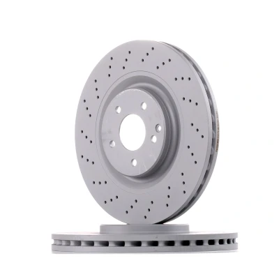 Image of DDF1650, DDF1650C1 Brake disc FERODO PREMIER DDF1650C 1 345mm 30mm 5 perforated/vented Coated MERCEDES BENZ: CLK Convertible, Coupe, SLK