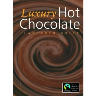 Image of Fairtrade Luxury Hot Chocolate Sachets Box of 100