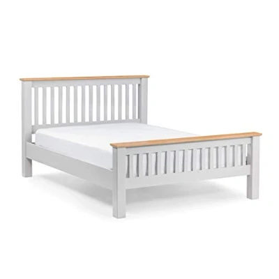Image of Julian Bowen Richmond Bed Elephant Grey Painted Beds